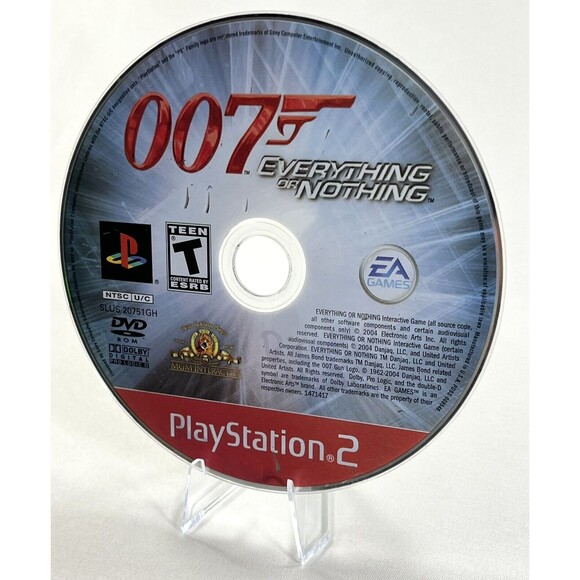 James Bond 007 Everything Or Nothing Sony PlayStation 2 Disc Only Tested - Picture 4 of 8